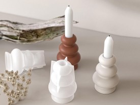 Molde silicona 3 circulos nordicos